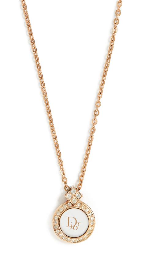 dior necklace price free shipping|Dior necklace sale.